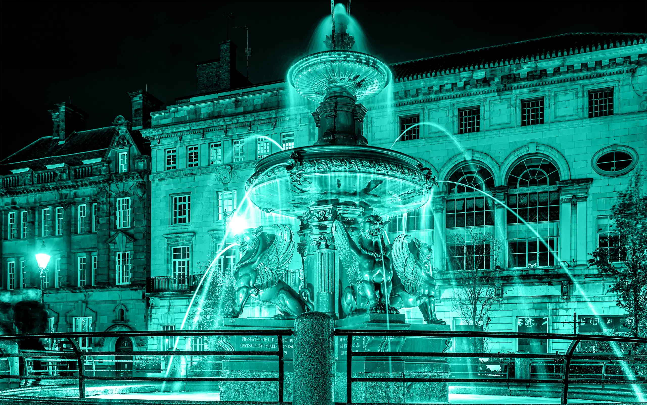 Fountain in leicester