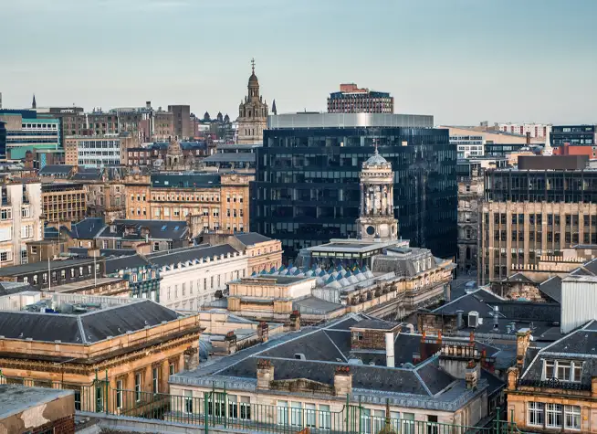 Glasgow from above